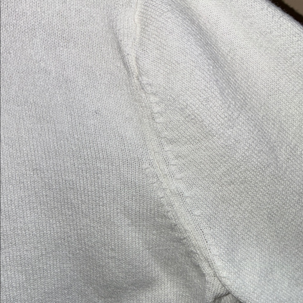 H&M Girls’ White Cotton Cardigan with Heart Accent - Picture 3 of 10